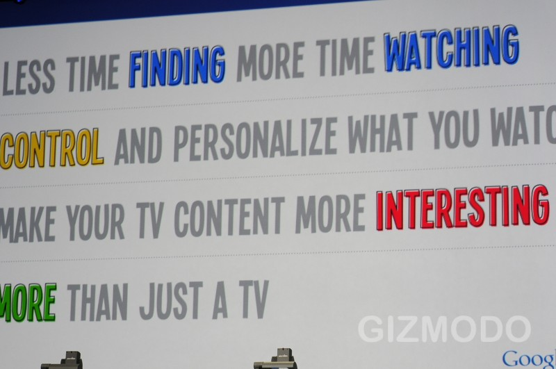 Illustration for article titled Google TV Combines TV, Android and All of the Internet